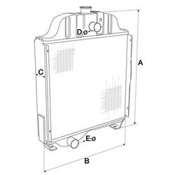 UF20192   Radiator---Replaces 82010660